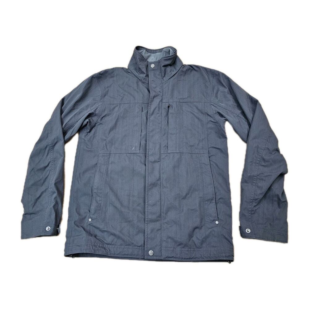 REI Co-Op Men Jacket SMALL Gray Nylon Activewear Rain